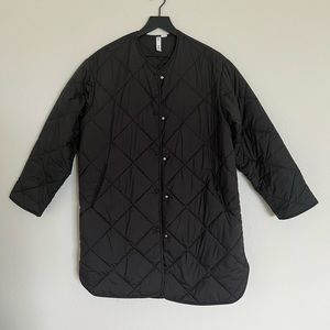 Mango quilted coat